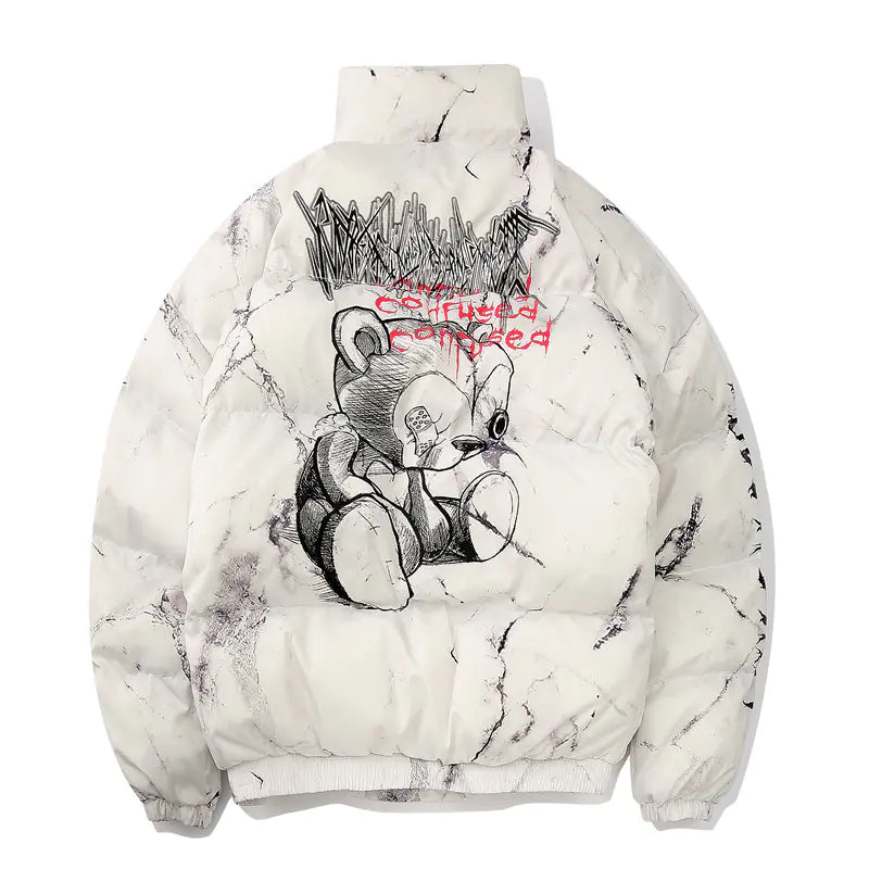 Winter Streetwear Thick Cotton Jacket for Men