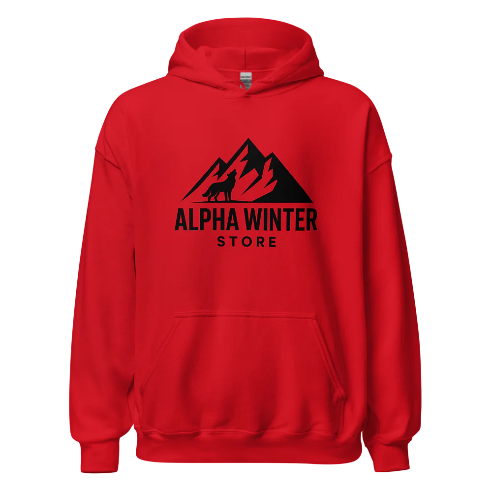 Unisex Heavy Blend Hoodie | Alpha Winter Store Logo | Black Friday