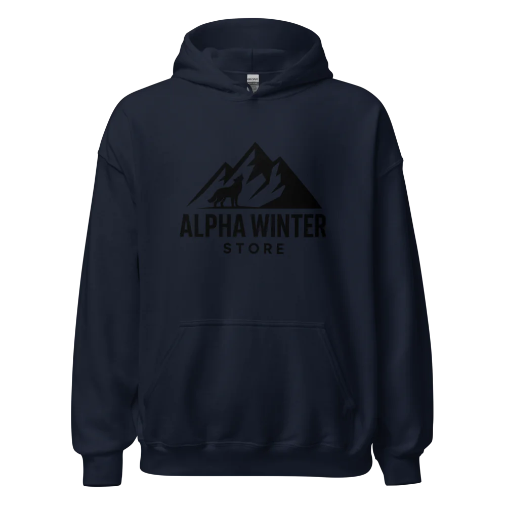 Unisex Heavy Blend Hoodie | Alpha Winter Store Logo | Black Friday