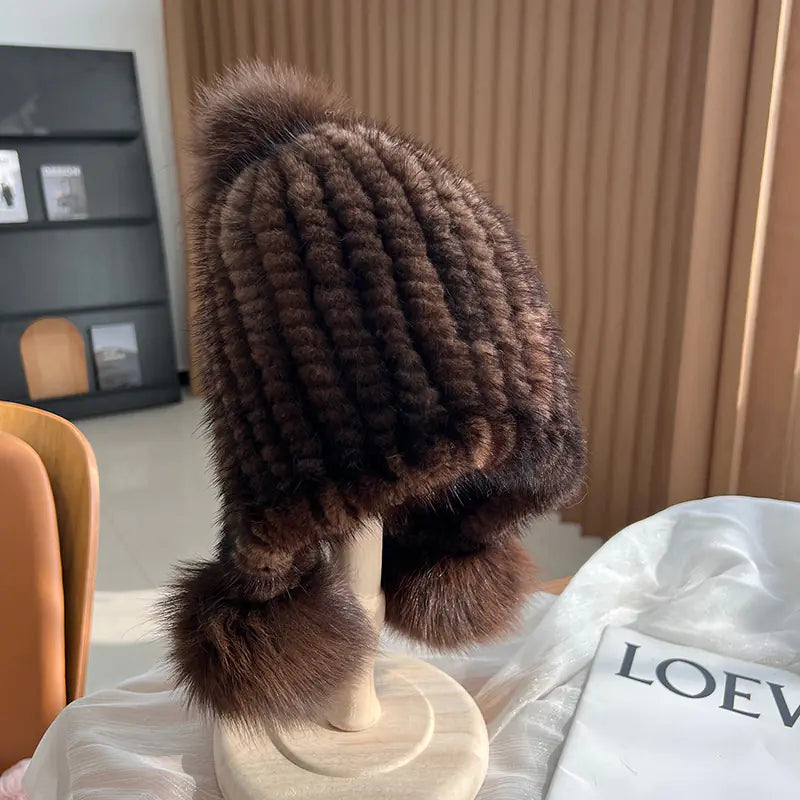 Warm Thickened Mink Plush Earmuff Hat for Winter Fashion | New