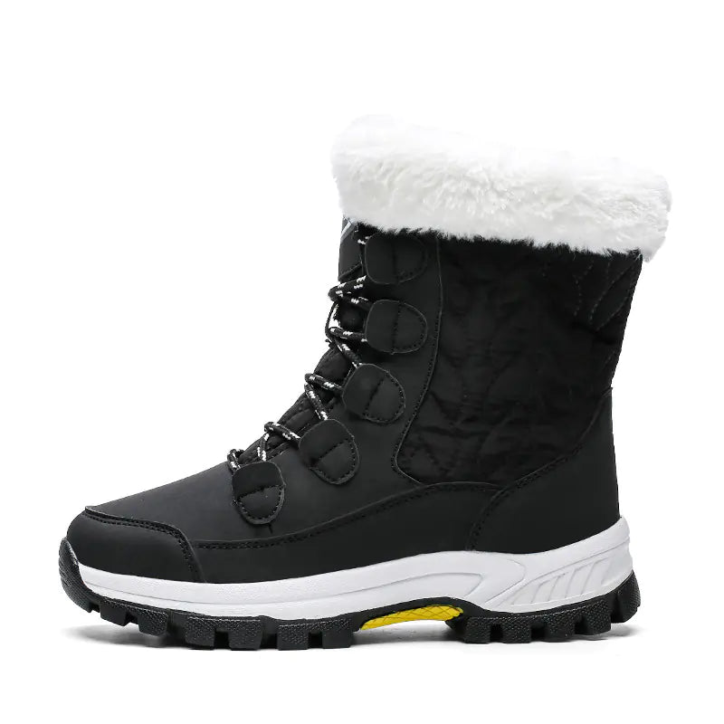 Women's Waterproof High-Top Thick Bottom Winter Boots