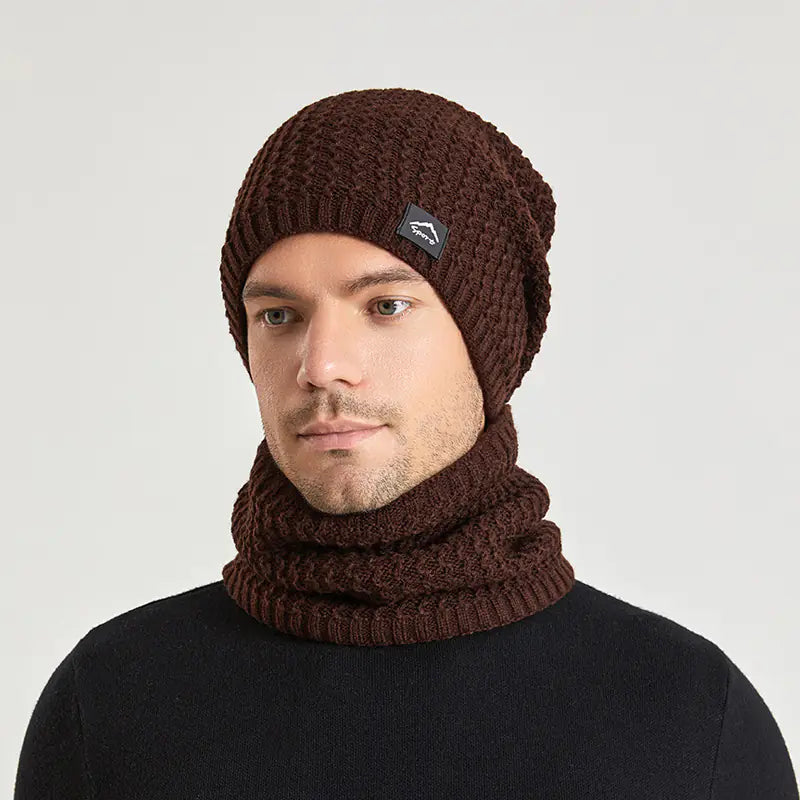 Winter Beanie and Scarf Set for Men and Women (One Set) | Popular