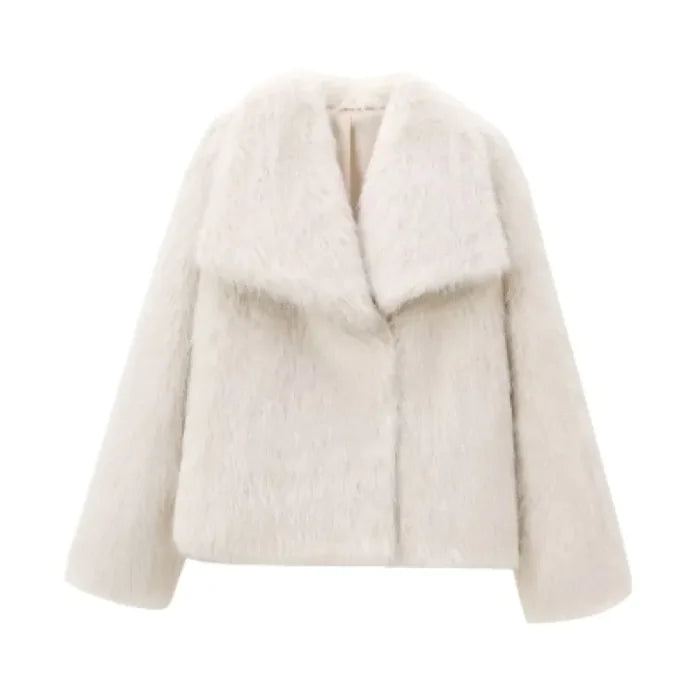 Street Hipster Faux Fur Coat - Edgy Winter Style | Black Friday Sale