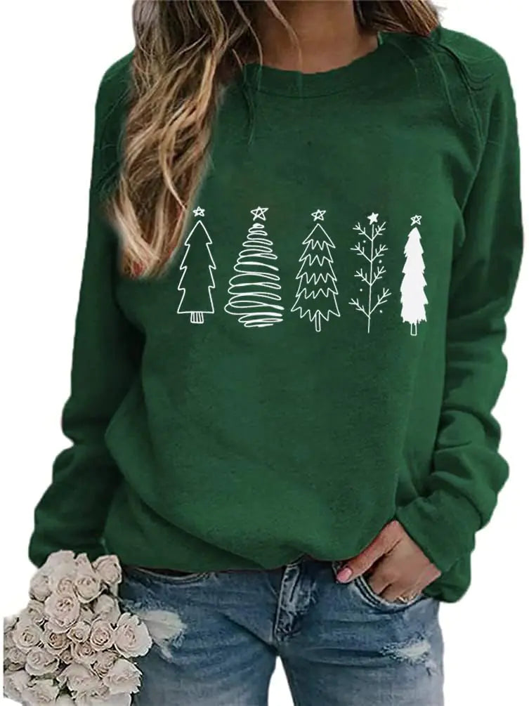 Snowman Wine Cheers Christmas Sweatshirt - Women's Funny Holiday Graphic Pullover