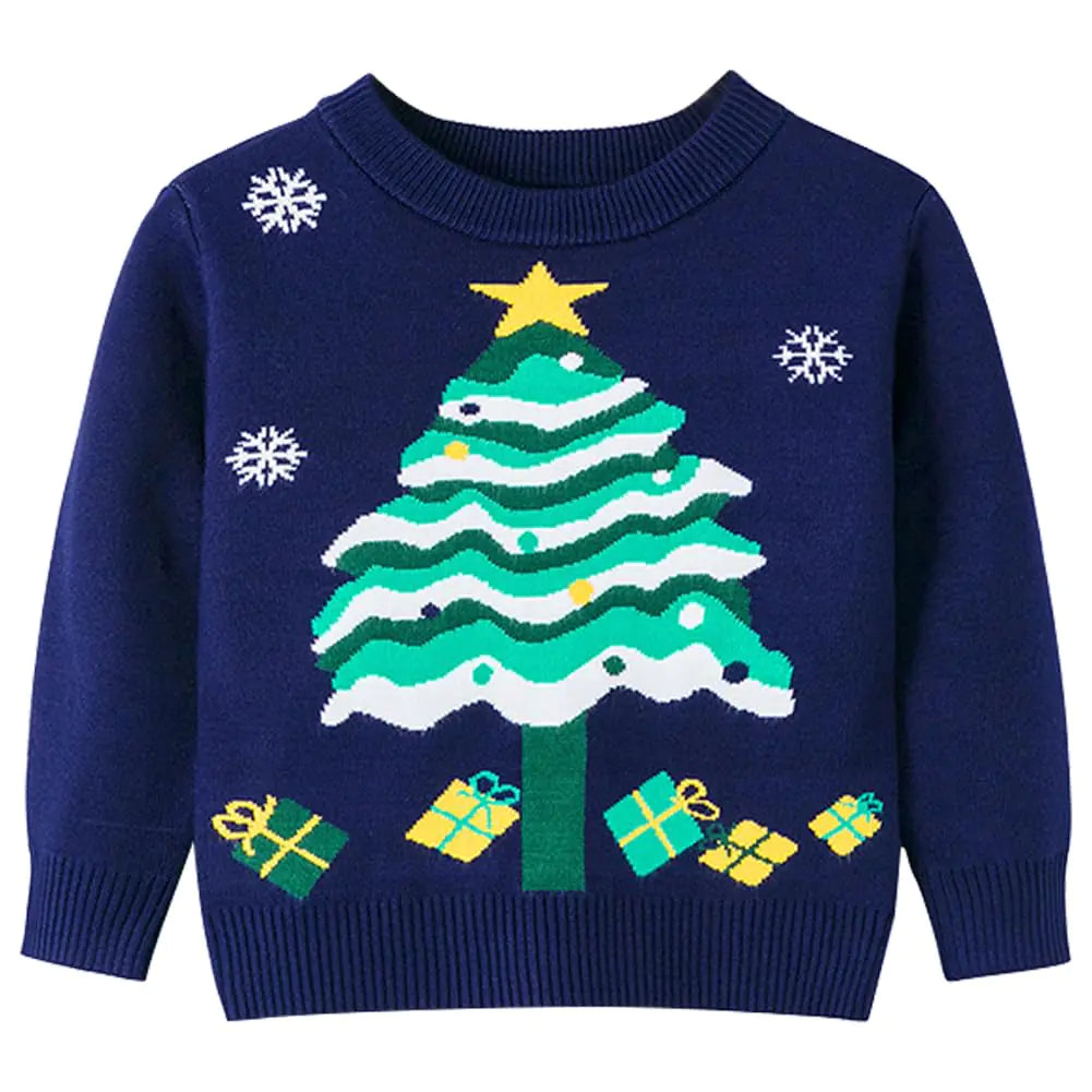 Remimi Christmas Sweate Boys Kids Warm Winter Holiday Funny Pullover Sweatshirt 5-6 Years