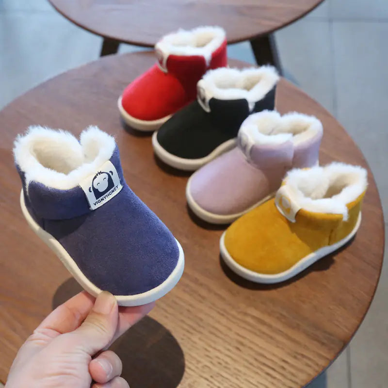 Warm Plush Winter Boots for Infants and Toddlers