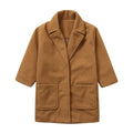 Children's Woolen Coat - Kids Winter Jacket