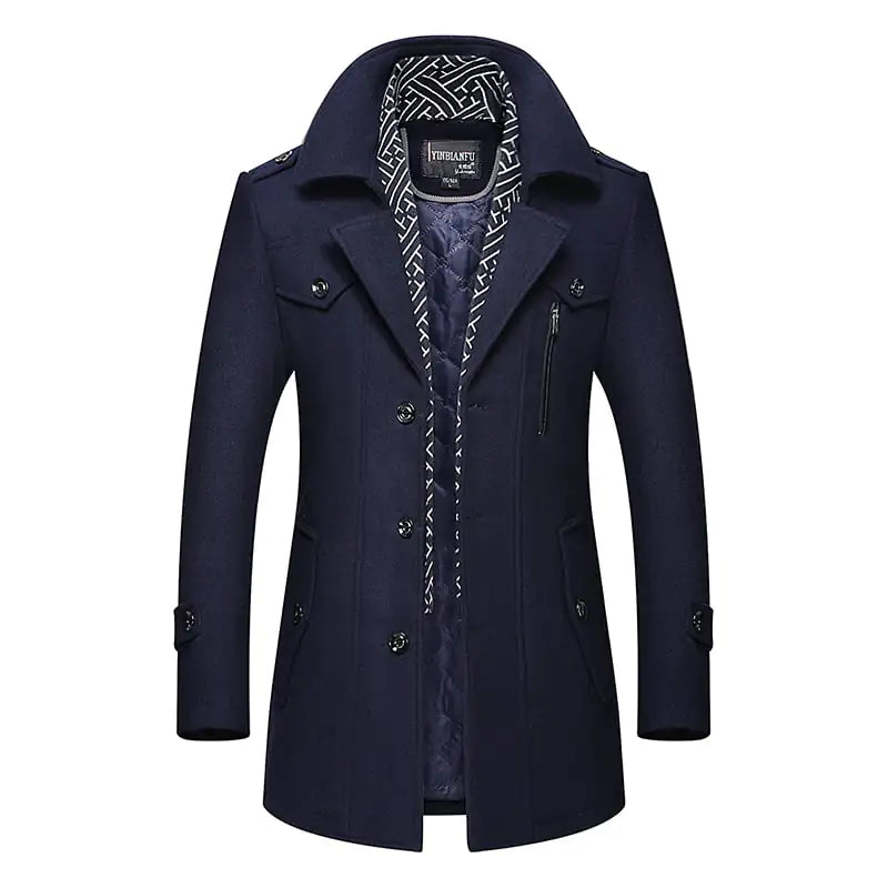 Padded Cotton Coat and Wool Coat Combo