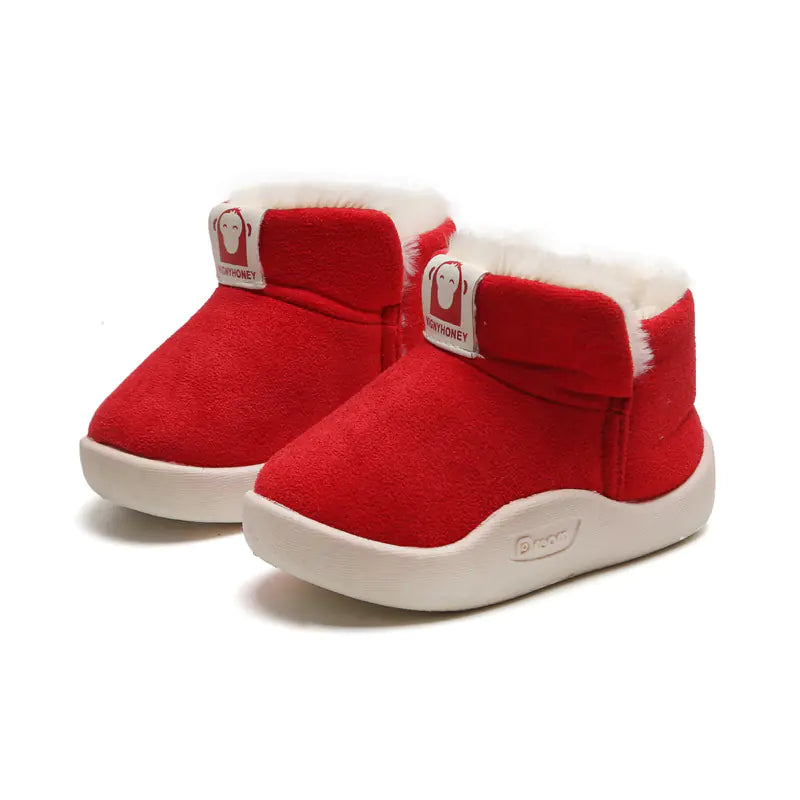 Warm Plush Winter Boots for Infants and Toddlers