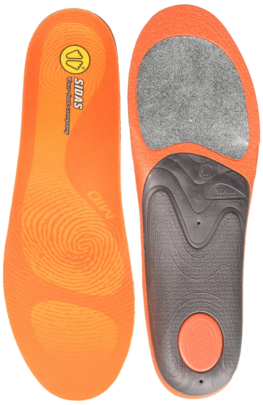 Sidas Unisex_Adult 3feet Winter Mid Soles Orange M : 39-41