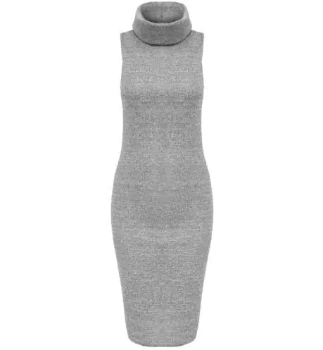 High Lead Knitting Dress for Autumn and Winter