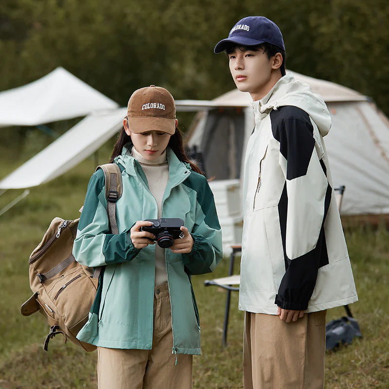 Multicolor Outdoor Coat