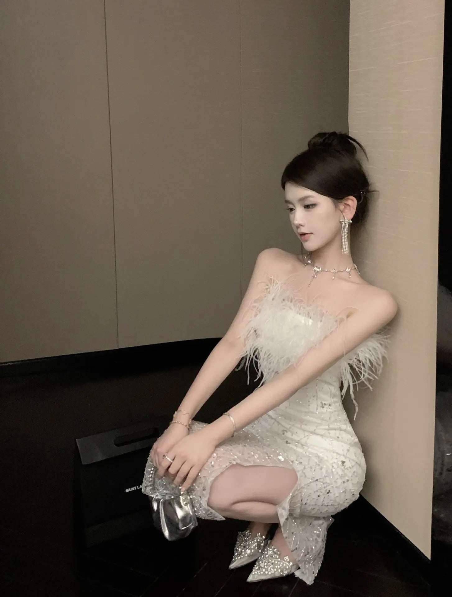 Winter Party Dress for Women - Fairy Temperament Style