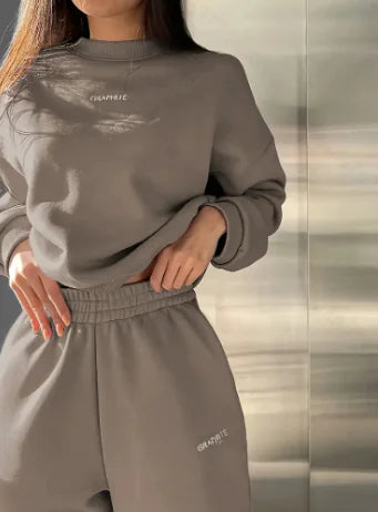 Heavy Fleece-Lined Hooded Sweatshirt