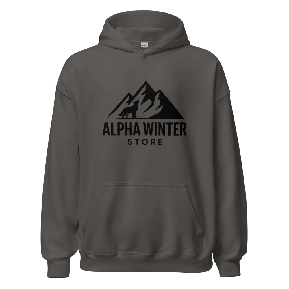 Unisex Heavy Blend Hoodie | Alpha Winter Store Logo | Black Friday
