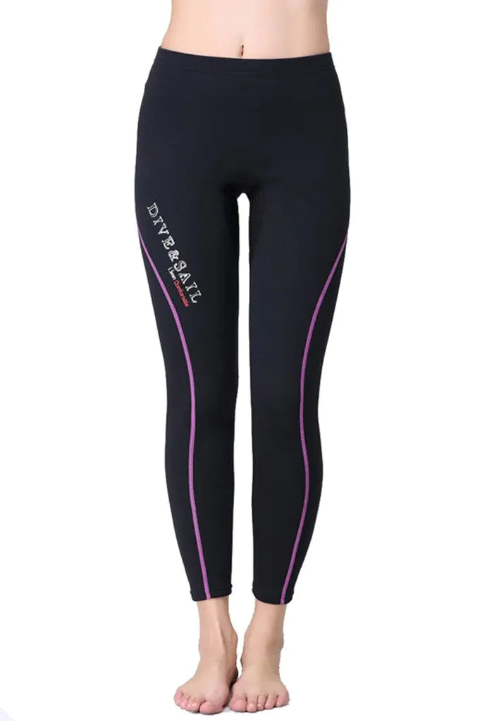 Micosuza Surfing Pants 1.5mm Neoprene Winter Swimming Tights for Women