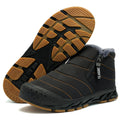 Men's Waterproof Snow Boots - Warm Fur-Lined Winter Boots (Size 9.5)