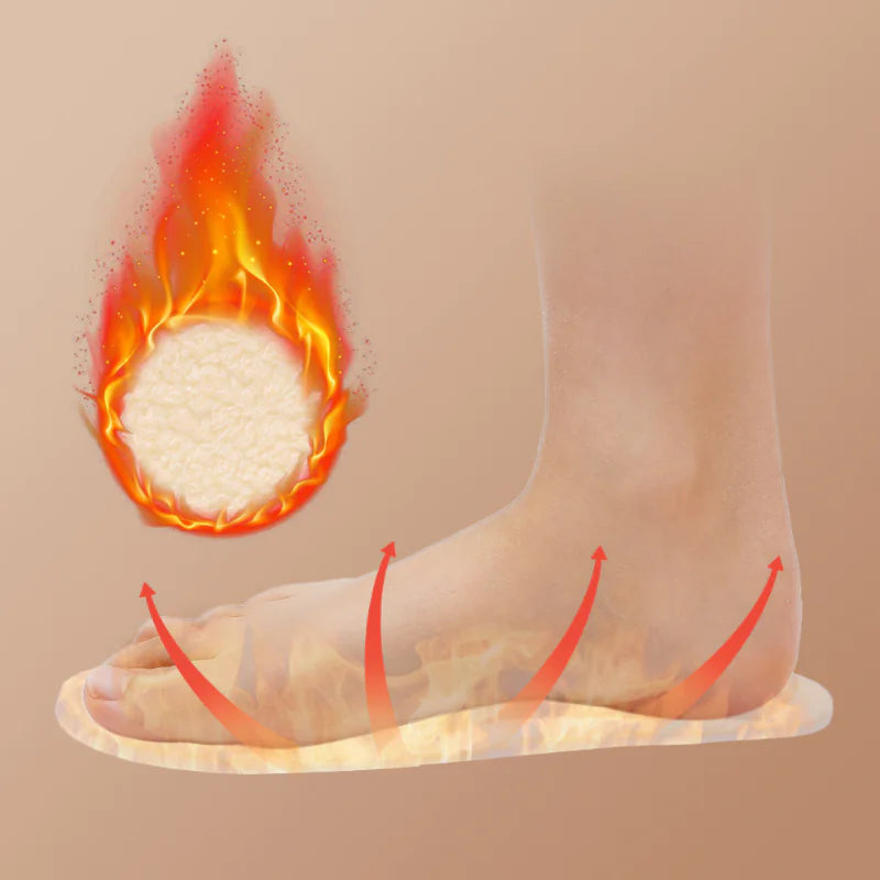 Thickened Plush Heating Insoles for Winter Boots | Must Have