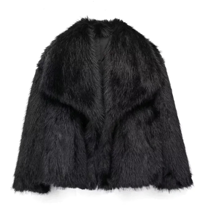 Street Hipster Faux Fur Coat - Edgy Winter Style | Black Friday Sale