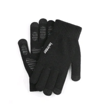 Men's Touchscreen Winter Gloves, Warm Knitted Outdoor Gloves |