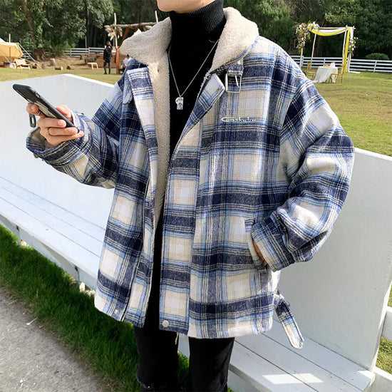 Winter Retro Warm Cotton Jacket for Men - Loose Fit | Favorite