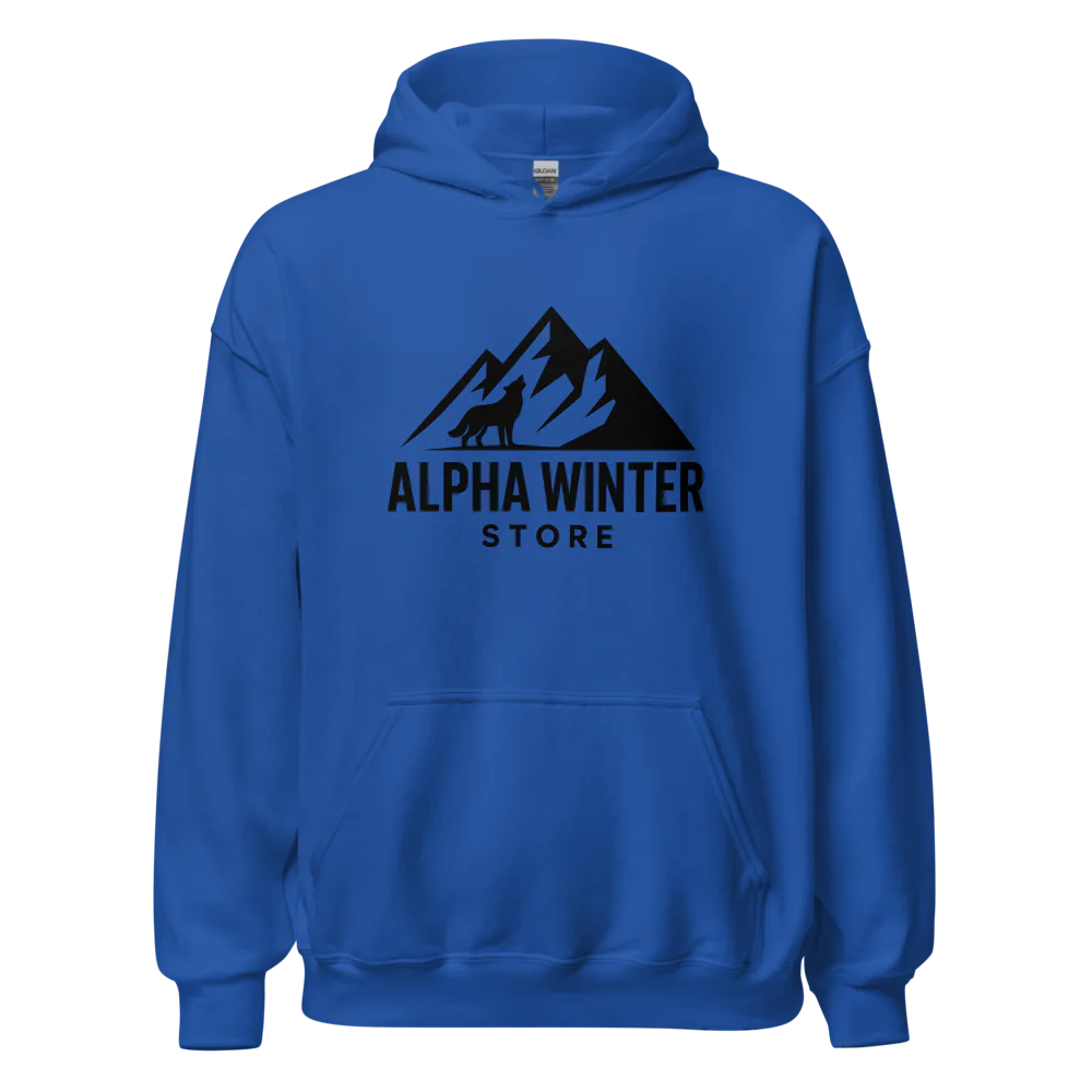 Unisex Heavy Blend Hoodie | Alpha Winter Store Logo | Black Friday