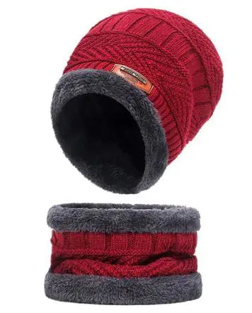 Winter Plush Hat and Scarf Set