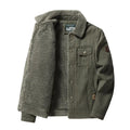 Men's Thick Wool Liner Winter Coat - Casual Outerwear